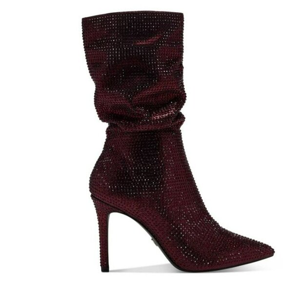 THALIA SODI Raquell Rhinestone Slouch Dress Boots, Size 10, New in Box - Picture 2 of 5